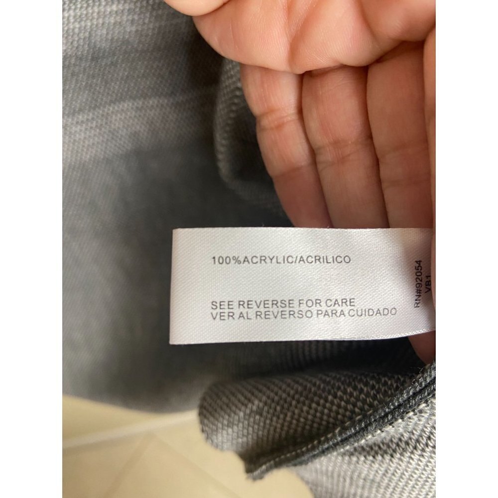 ✨2/$20✨‎ Carolyn Taylor Gray Multi Color Open Front Long Cardigan - Picture 10 of 15